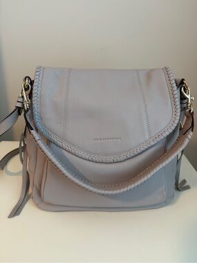 All For Love Convertible Shoulder Lilac/Gray with Gold Hardware